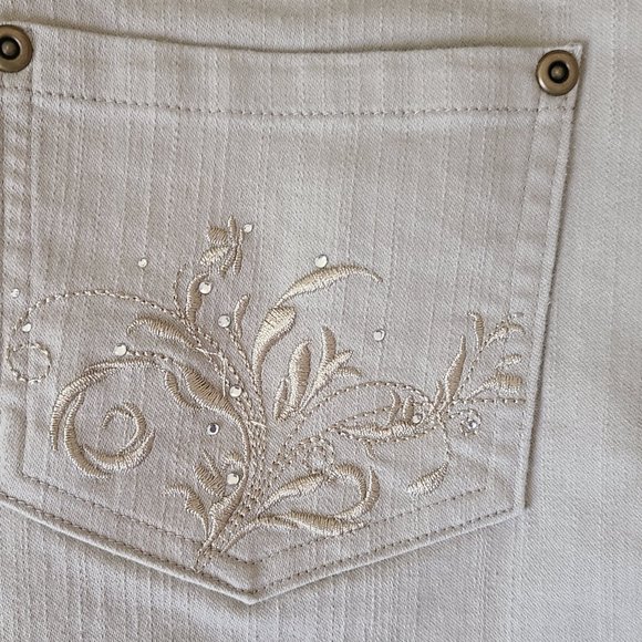 Hagar Petite Women's Beige Pants, Size 14P - Picture 8 of 8